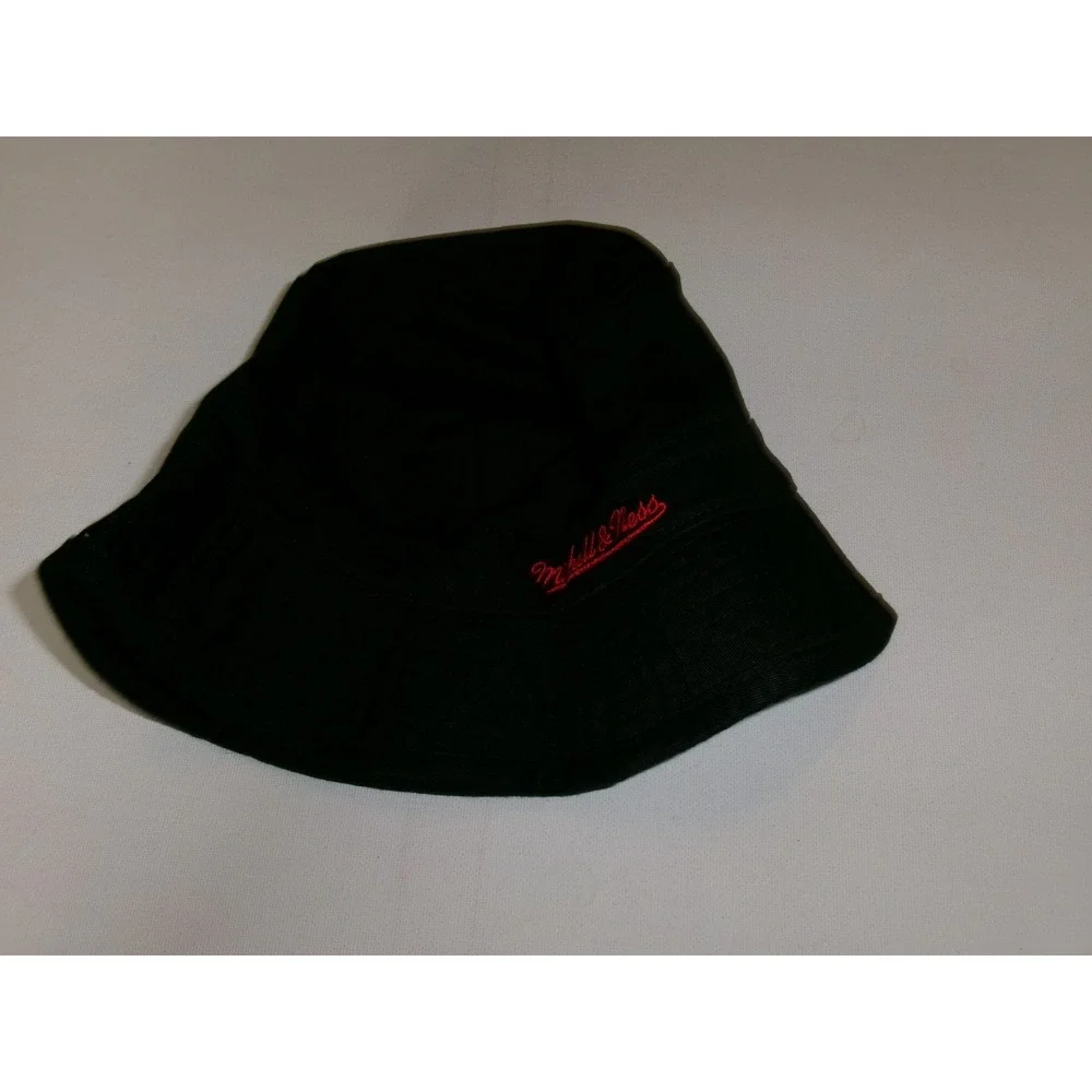 CHICAGO BULLS FLOPPY BUCKET BEACH GOLF 00S Y2K HAT CAP VINTAGE DEATOCK H3